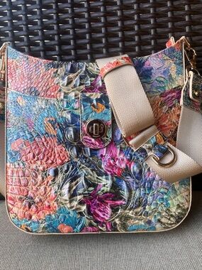 NWT Brahmin Small LEIA in LASSO Melbourne Crossbody Bag